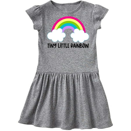 

Inktastic Baby Tiny Little Rainbow Gift Toddler Girl Dress