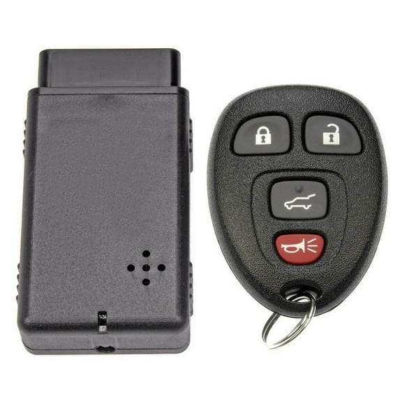 KarParts360 For Chevy Suburban 2500/Traverse 2011 2012 2013 Keyless Entry Remote | Black | Standard Grade | With Batteries | 4 Pieces Button | Replacement For 15913416, 20869054