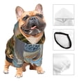 thumbnail image 3 of KLL Surreal Desert Eye Landscape for Basic Dog Hoodie - Pet Hoodie Sweater with Leash Hole - Cute Dog Sweatshirt - Pet Clothes Hooded Sweatshirt for Dog & Cat -Large, 3 of 8