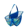 thumbnail image 5 of Time and Tru Women's Mesh Beach Tote Handbag, Beach Leaf, 5 of 5
