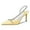 Yellow, variant on FSJ Women Slingback Pointed Toe Pumps Stiletto High Heels Slip On Sandals Crystal Embellish Cutout Backless Party Dressy Shoes Size 8 Lavender