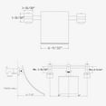 thumbnail image 3 of High Flow Wall Mount Waterfall Bath Tub Filler Faucet Matte Black,SUMERAIN, 3 of 10