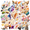 7A, variant on cartoon Seashell Stickers, Waterproof Seashell Sticker for Water Bottle Laptop Phone Cases Planner Skateboard Luggage Helmet Party Favor Decor, Ideal for Adults Teens Teacher Rewards