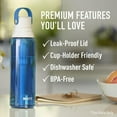 thumbnail image 3 of Brita Filtering Water Bottle with Straw, BPA-Free Water Bottle for Sports, Travel or Hiking, Easy-carry loop, Leak-proof lid, 26 Oz,, 3 of 7