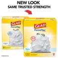 thumbnail image 3 of Glad ForceFlex 13-Gallon Drawstring Tall Kitchen Trash Bags, 120 Bags, 3 of 15
