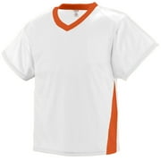 Augusta S Youth High Score Jersey White/Orange 9726