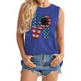 thumbnail image 1 of LSLJS Débardeurs à Col Rond pour Femmes Mode Décontractée T-Shirt à Manches Courtes Imprimé Lettre Blouse, 1 of 3
