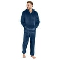 thumbnail image 3 of Fewfanhot Sweatsuits for Men Pajamas Set Warm & Soft Fleece Pj's Sets for Men with Fluffy Hoodie Loungewear with Pockets, 3 of 7