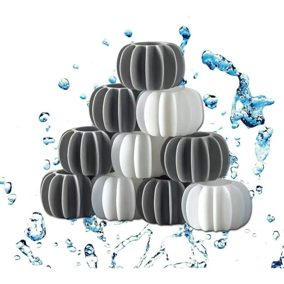 RUseeN Reusable Magic Laundry Dryer Balls, Laundry Balls Tangle Free for Washing Machines, Silicone Steamer Dryer Balls Washer Balls Laundry Balls (10pcs)
