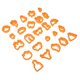 thumbnail image 2 of Clay Jewellery Making Kit Polymer Clay Cutters Set For Diy Projects Lightweight 25Pcs, 2 of 5