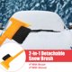 thumbnail image 3 of 2 en 1 Coche CamiÃ³n Nieve Cepillo Hielo Raspador TendÃ³n Pala Cabeza Amarillo Unique Bargains Nieve Cepillo, 3 of 7