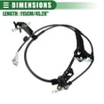 thumbnail image 4 of Sensor ABS Unique Bargains Velocidad de Rueda para Toyota RAV4 2001-2003 No.8954342040 Negro, 4 of 7