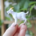 thumbnail image 3 of 10 encantadoras figuras de cabras en miniatura para jardines y micro paisajes., 3 of 8