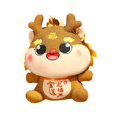 thumbnail image 4 of Juguete de peluche de dragón, muñeco de dragón, muñeco de peluche de dragón chino, animal de peluche de dragón para dormitorio de cama, apartamento de Oro 43cm, 4 of 8