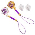 thumbnail image 3 of ULTNICE 2pcs Keychain Essential Oil Perfume Diffuser Copper Gold Purple Everyday Use, 3 of 8