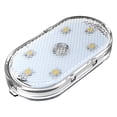 thumbnail image 1 of Lámpara de lectura de techo de techo automático inalámbrico con luces nocturnas táctiles LED para automóvil (blanco) Likrtyny  Para estrenar, 1 of 8