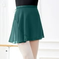 thumbnail image 4 of Women Ballet Skirts Tie Up Sheer Flowy Skirts Dance Wrap Skirt Adults Leotards Skirt Practice Dancing Over Scarf Tutus, 4 of 9