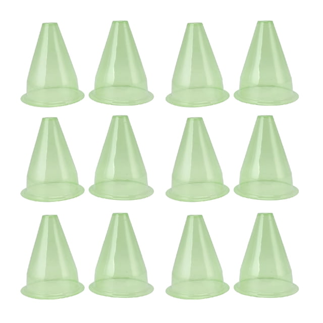 Ouitble 12Pcs Cape de Jardin, Usine Transparente Couverte Cloche en Dôme pour Le Sol de Jardin Chaud Plante de Plantation, Empêche Le Gel des Oiseaux