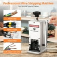 thumbnail image 2 of Wire Stripper Machine, Wire Stripping for 0.05-0.1 Inch (1.5-25mm), Wire Stripping Machine Hassle-Free Copper Wire Strippers for Scrap Cable Copper Recycling, 2 of 8