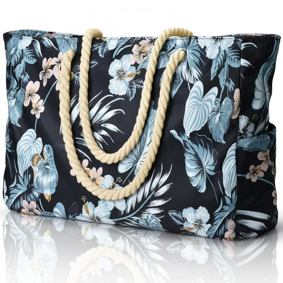 Bolsa de Playa Becokan Bolso Tote Impermeable y Resistente a la Arena para Mujeres