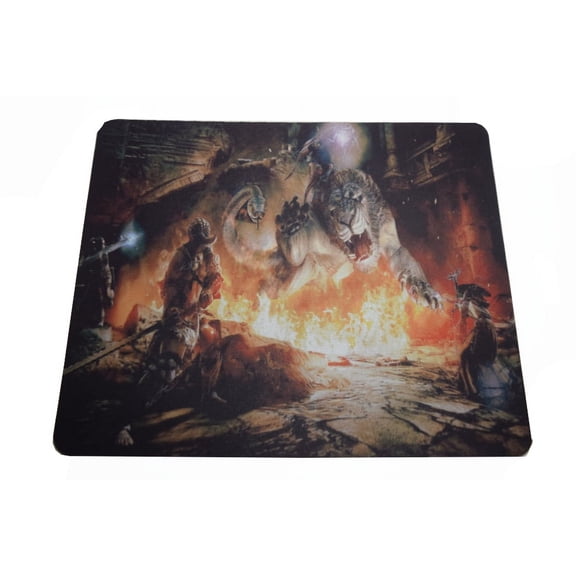 The Lion the Serpent the Warrior and the Wizard Mousepad MP230