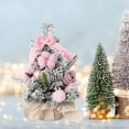 thumbnail image 6 of GUOOL Artificial Christmas Tree Ornaments Xmas Gifts for Centerpiece Party Holiday pink 30cm, 6 of 9