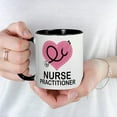 thumbnail image 3 of CafePress - Nurse Practitioner Heart Mug - 11 oz Ceramic Mug - Novelty Coffee Tea Cup, 3 of 3