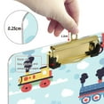 thumbnail image 6 of FORMRS Acrylic Clipboard with Low Profile Clip Standard A4 Letter Size, 12.5" x 9", Colorful Trains, 6 of 8
