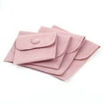 thumbnail image 4 of 1Pc New Jewellery Pouch Packaging Bag Soft Velvet Gift Bracelet Necklace Earrings Rings Storage Button Velvet Bag Custom Logo A3 9.5x7.5cm, 4 of 6