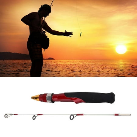 Cergrey 50cm léger 2 sections hiver glace solide pêche Cergrey 50cm léger 2 sections hiver glace solide pêche