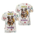 thumbnail image 3 of Back to School Cute Australian Shepherd All Over Print 3D Shirt Unisex Merch Aussie Dog Lover Gifts - 13010, 3 of 6