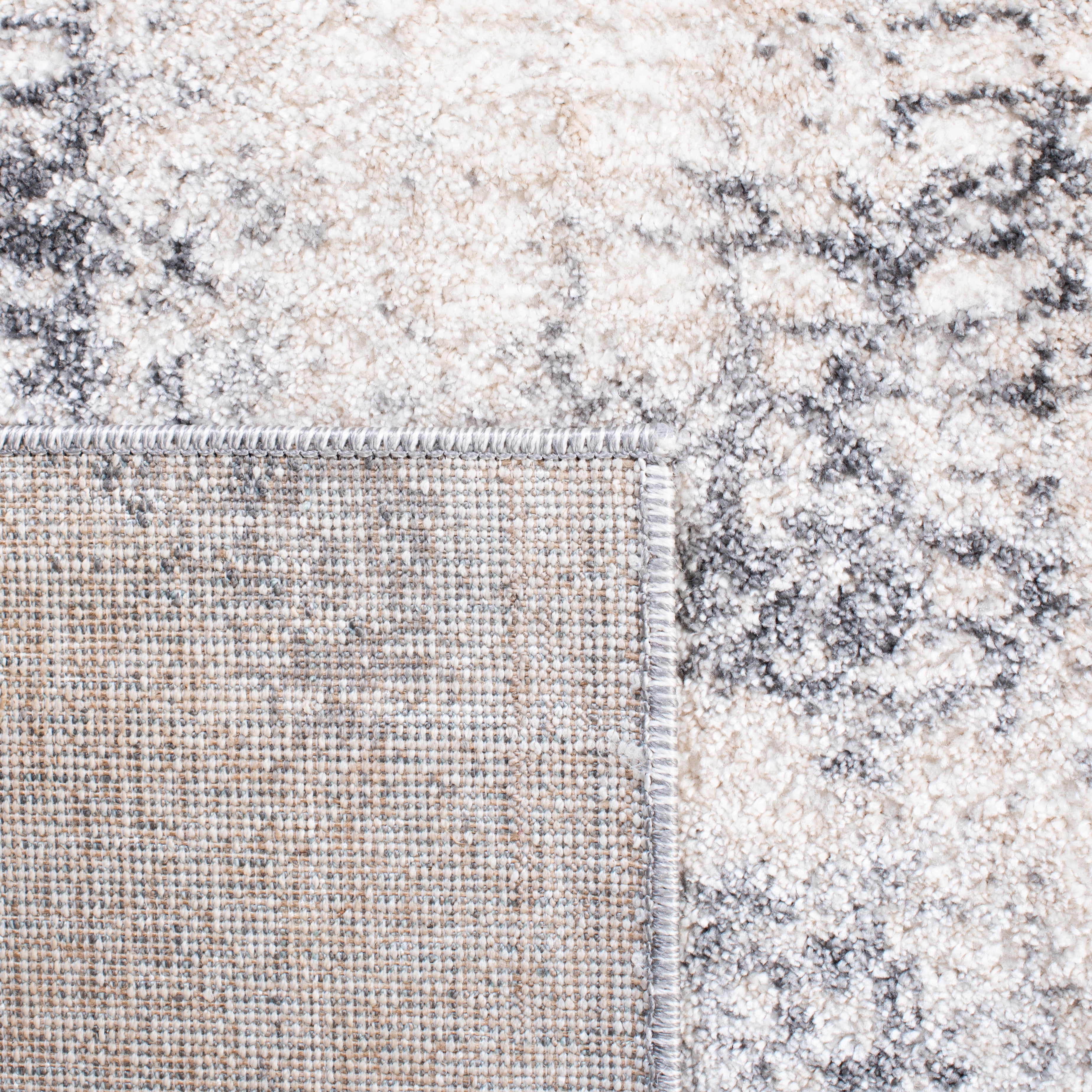 SAFAVIEH Aston Georgiana Abstract Area Rug, Ivory/Gray, 9' x 12'