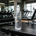 thumbnail image 4 of ACDANC 2026 New Glass Water Bottle Stay on Top of Hydration with A Time Scale Design That Encourages Healthy Water Intake. Slim Water Bottle,White, 4 of 4