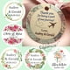 thumbnail image 2 of Etiquetas personalizadas de papel perlado para boda, recuerdo de dulces, cumpleaños, bautismo, tu foto, 120/100 unidades, 2 of 4