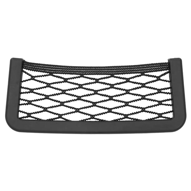 Organizador universal de malla para coche, soporte para teléfono móvil, artículos pequeños y accesorios para coche (7,5 x 3,1 x 0,4 pulgadas)