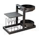 thumbnail image 5 of Especiero de 2 niveles, organizador de cocina para almacenar condimentos, versátil soporte para botellas de especias y condimentos para el comedor del, 5 of 9