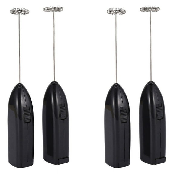 Milk Frother Handheld, Coffee Frother Battery Operated - Electric Whisk Coffee Stirrers, Milk Foamer, 4 Pack