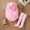 thumbnail image 6 of OJSFQUFP Infant Baby Boys Girls Christmas Cute Pig Cos Clothes Hooded Sleeveless Romper Leggings Outfit Set, 6 of 8