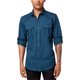 thumbnail image 1 of INC Camisa con botones ribeteados para hombre, azul, extragrande, 1 of 1