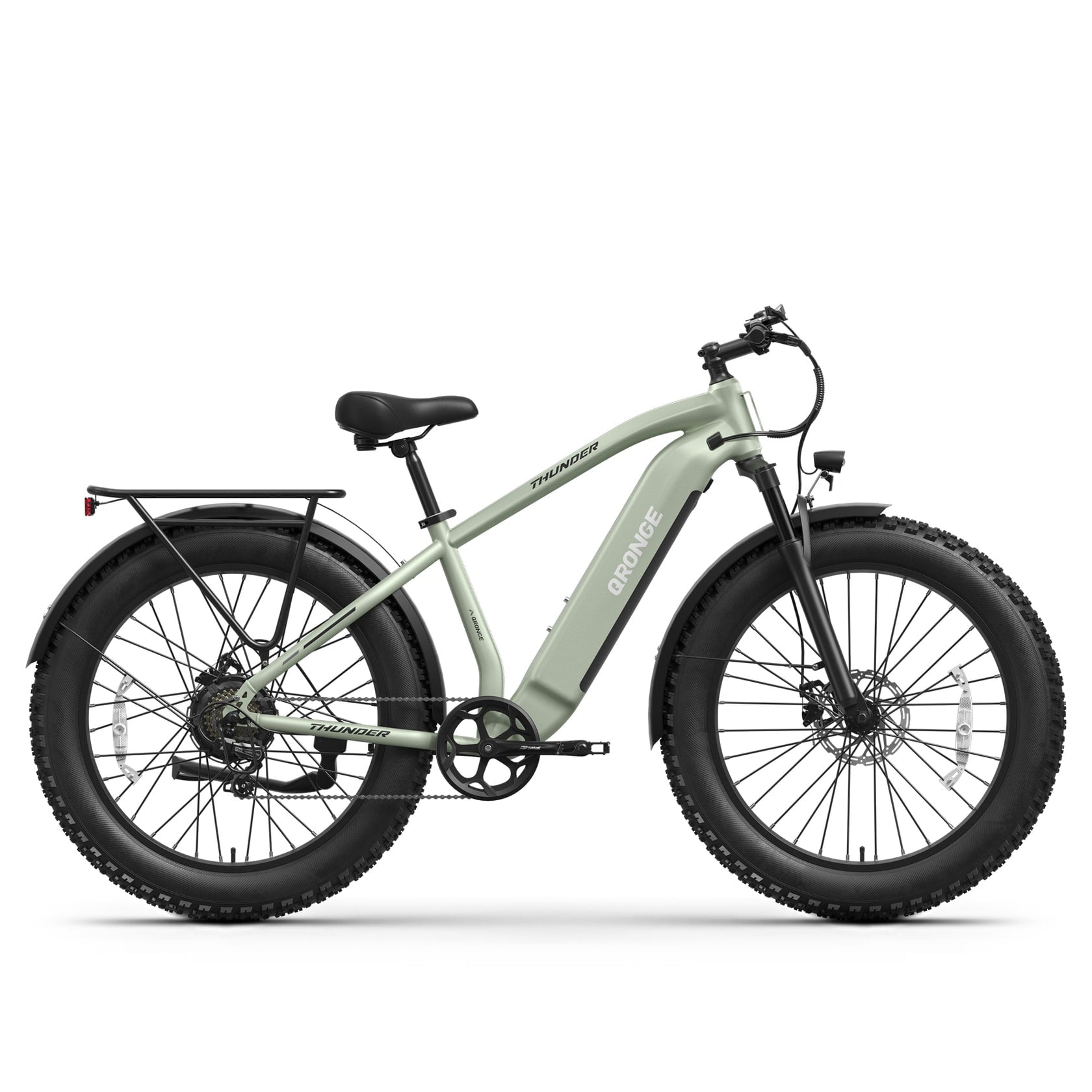 Qronge 26" Electric Bikes for Adults 1800W Peak 70Miles Max Range Fat Tire Ebike 28 mph Top Speed 48V 15AH Battery E-Mountain Bikes, UL2849 by SGS