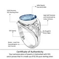 thumbnail image 6 of Iolite Quartz Women Jewelry 925 Sterling Silver Ring, 6 of 9