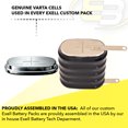 thumbnail image 5 of Exell 5/V150H 6V 150mAh NiMH Button Cell Battery with Tabs, 5 of 5