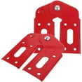 thumbnail image 2 of Miangastore 2pcs Attic Ladder Hinge Ladder Hasp Hinge Ladder Joint Connector Folding Ladder Part, 2 of 8