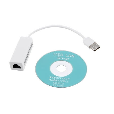 Unique Bargains 10/100Mbps Wired USB 2.0 Port to LAN RJ45 Card Ethernet Network
