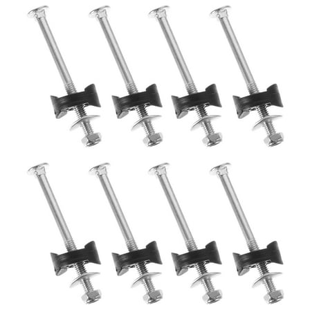 8 Sets Trampoline Screws Replacement Professional Galvanized Steel Jumping Bed Safety Bolts Nuts Trampoline Stability Tool for Home Shop