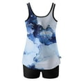 thumbnail image 6 of VBVC Athletic Swimwear Tankini Women Conservative Print Strappy Back Set Two Piece Swimsuits with Shorts, 6 of 6