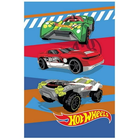 Hot Wheels Burn Fleece Blanket Walmart