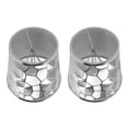 thumbnail image 2 of 2Pcs Dustproo E14 Bulb Lamp Holder Lampshade Modern Simple Style Table Lamp Shade, 2 of 14