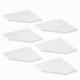 thumbnail image 7 of Fairy Corner Floating Shelves Set of 6, White Wall Mounted Corner Shelf for Bedroom, Bathroom, Living Room, Kitchen Storage and Decor, 7 of 7