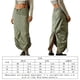 thumbnail image 3 of Falda Cargo Larga Falda larga de moda para mujer, estilo Y2K, atuendo diario (verde S) Cgtredaw Para estrenar, 3 of 7